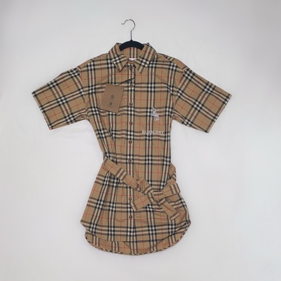 Burberry Rachel Shirt Dress in Vintage Check - Picture 2 of 6